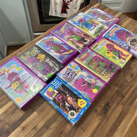 Vintage Barney And Friends Classic Collection Vhs Tapes Lot Of Sexiz Pix
