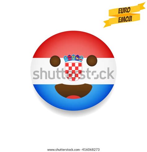 An eastern european country with over a thousand adjacent islands. Image De Plage: Flag Of Croatia Emoji