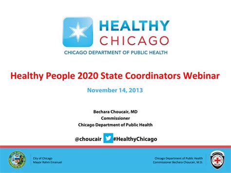 Webinar Healthy Chicago For Healthy Heople 2020 State Coordinators Ppt