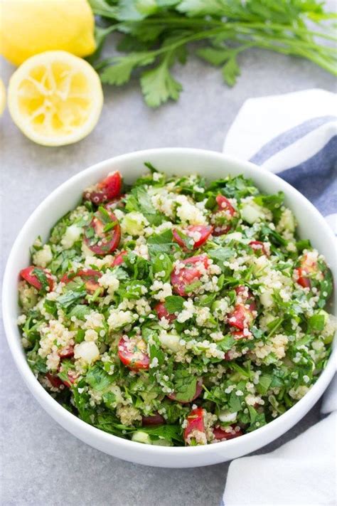 Easy Tabouli Salad Recipe Made With Quinoa So Its Gluten Free