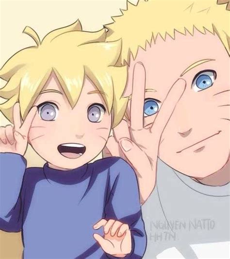 Naruto And Baby Boruto Anime Amino