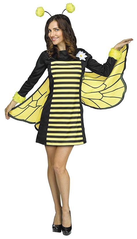 Bee My Honey Womens Adult Cute Bumblebee Halloween Costume M L