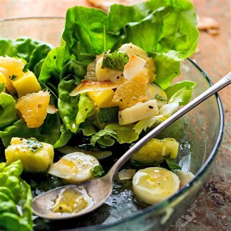 Green Salad With Tropical Fruit Recipe Eatingwell