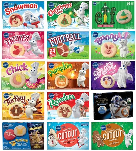 Pillsbury refrigerated sugar cookie dough. Pillsbury Cookie Dough Dairy-Free Varieties (Reviews & Info)