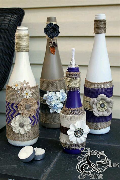 Wine Bottle Decorating Ideas By Tipsforyou By Mallory