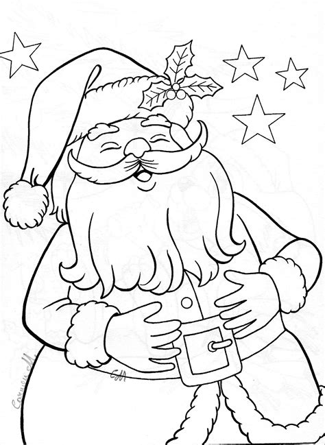 Printable Cute Christmas Coloring Pages