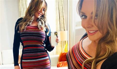 Carol Vorderman Flaunts Enviable Curves Amid Weird Realisation About Her Skintight Dress