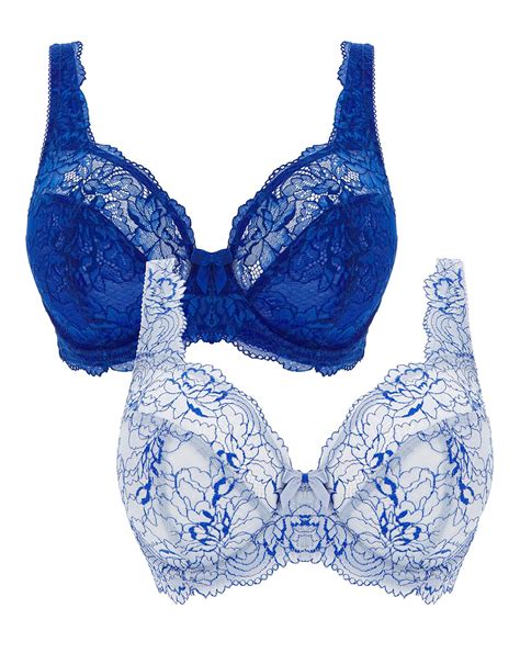Pretty Secrets 2 Pack Ella Lace Full Cup Simply Be