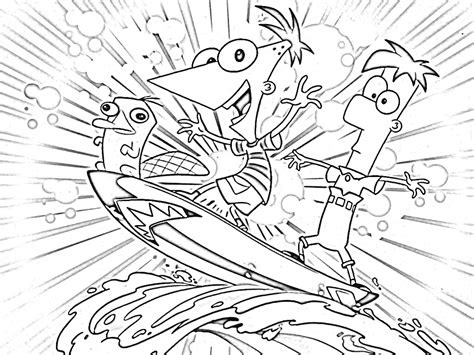 Phineas and Ferb Coloring Pages