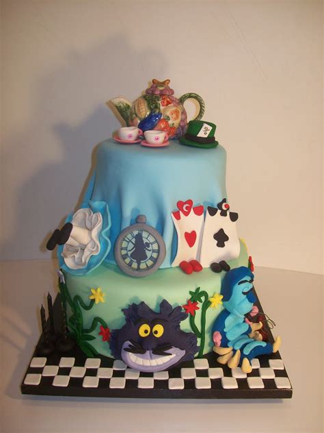 Alice In Wonderland Cake 395 • Temptation Cakes Temptation Cakes
