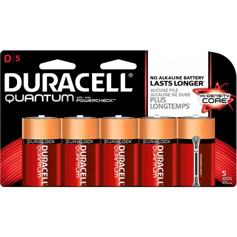 Duracell 15v Quantum Alkaline D Batteries With Powercheck 3 Pack