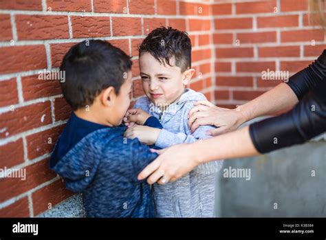 Boys Fighting Playground Hi Res Stock Photography And Images Alamy