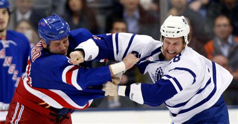 Fighting In The Nhl Reveals Few If Any Winners The New York Times