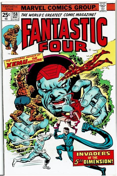Fantastic Four 1961 1st Series 158 Vfnm Comic Books Silver Age