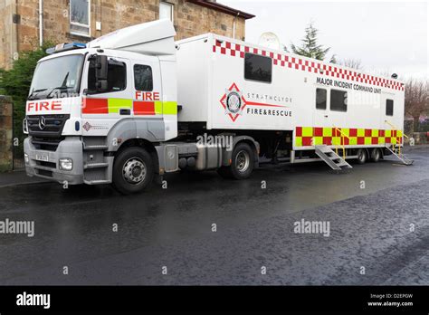 A Strathclyde Fire And Rescue Major Incident Command Unit