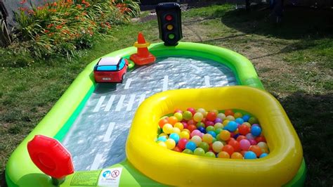 Chad valley family swim centre. Chad Valley road adventure paddling pool with balls - YouTube