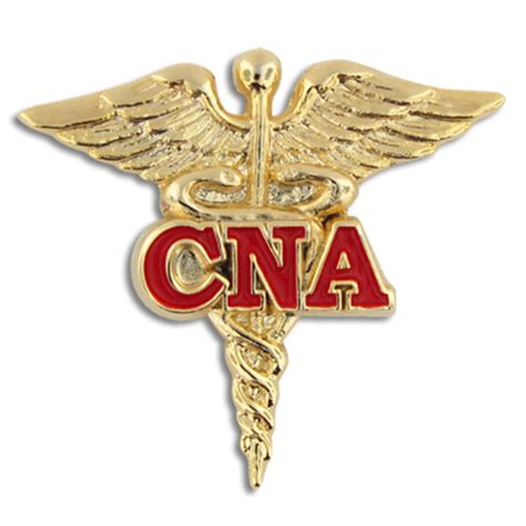 Pinmarts Certified Nursing Assistant Cna Red Caduceus Lapel Pin