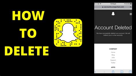 how to delete snapchat account permanently 2022 youtube