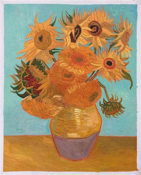 Vincent Van Gogh Flower Vase Wild Flowers And Thistles In A Vase
