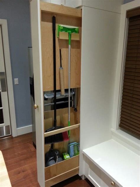 Searching for the ultimate closet organization guide? Kitchen Broom Pull-out, but I would have that as a slim ...