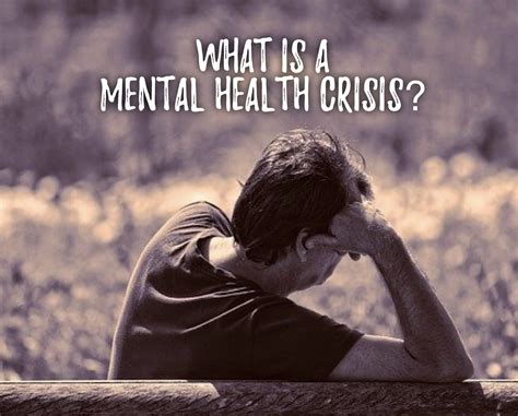 What Is a Mental Health Crisis? | It's Not Only Suicidal Thoughts