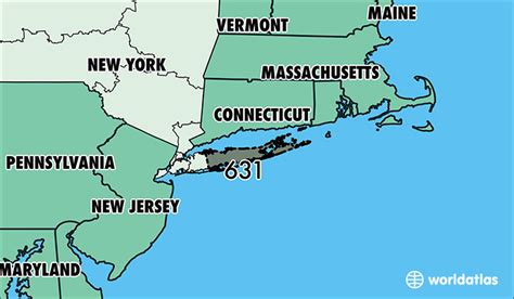 631 Area Code Map Where Is 631 Area Code In New York Images And