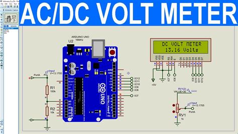 How To Measure Acdc Voltages Using Arduino Arduino Based Volt Meter
