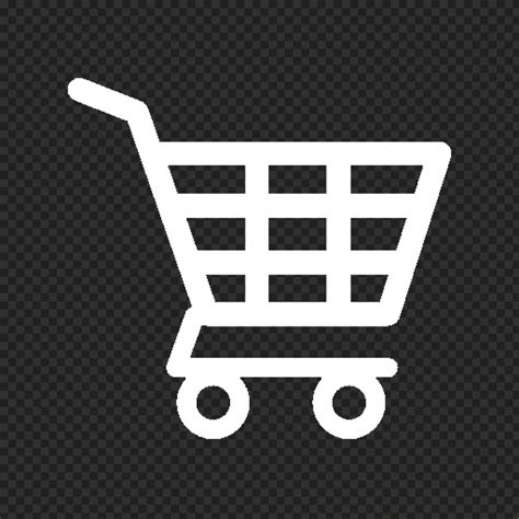 Hd Shopping Cart White Logo Icon Transparent Png Citypng