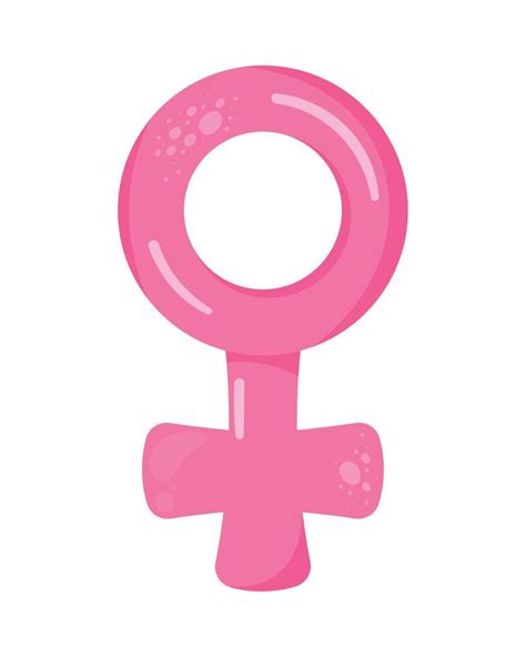 pink female gender symbol 11451810 vector art at vecteezy