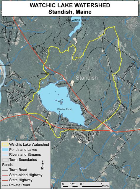 Lake Overview Watchic Pond Standish Cumberland Maine Lakes Of Maine