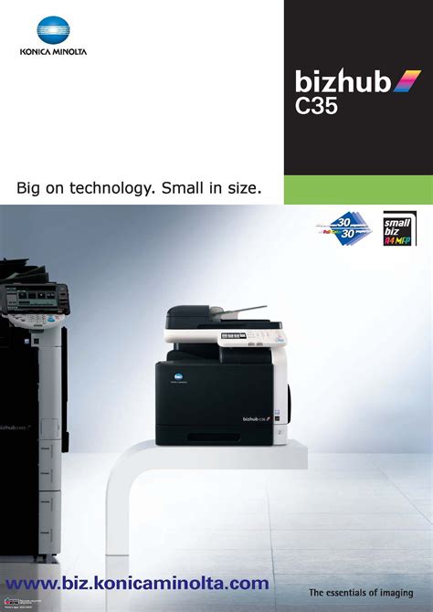 Konica minolta bizhub c35 manual online: bizhub C35 Poster | Konica minolta, Small, Technology