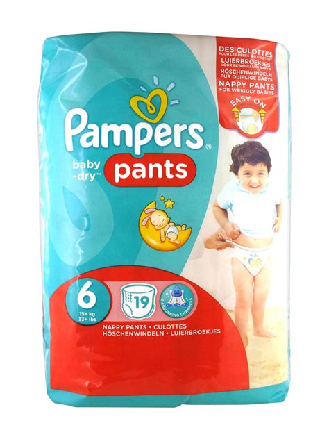 Pampers Baby Dry 19 Pants Size 6 16kg And