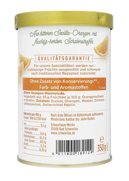 Schwartau Spezialitäten Bittere Orangen Marmelade Online Kaufen Bei