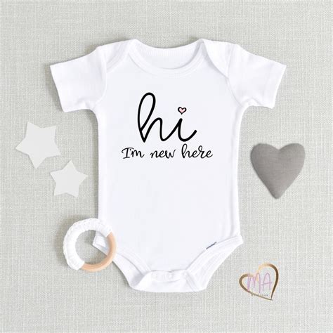 Hi Im New Here Onesie® Baby Girl Coming Home Outfit Etsy