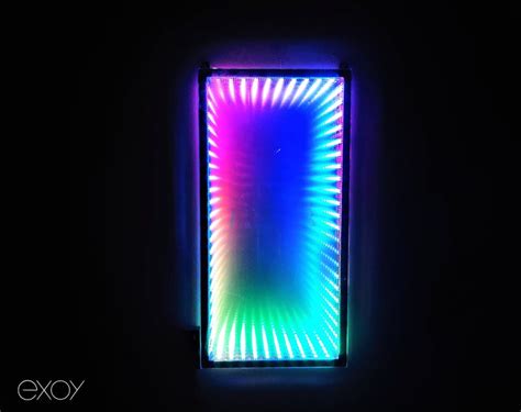 Led Infinity Mirror With Music Sync By Exoy Etsy Led Infinity