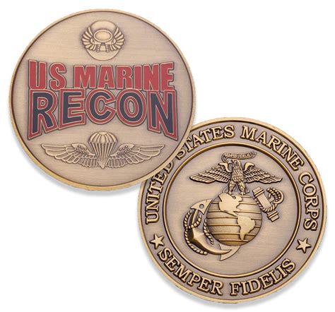 Buy Marine Corps Recon Challenge Coin Usmc Force Reconnaissance Coin