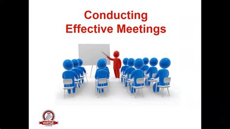 Conducting Effective Meetings Youtube