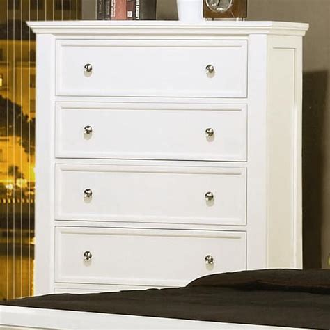 Extra storage for your bedroom with chests of drawers from argos. White Wood Chest of Drawers - Steal-A-Sofa Furniture ...