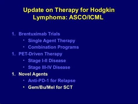 Hodgkins Lymphoma Treatment Update