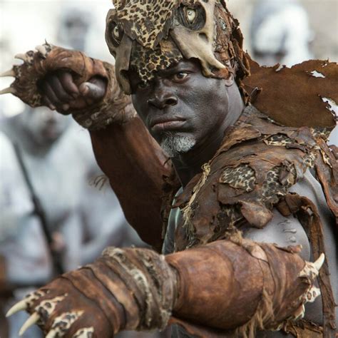 Djimon Hounsou Made To Order Actor Model Plastic Life Mask Etsy