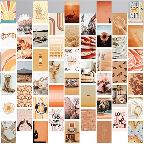 Wall Collage Kit Aesthetic Pictures Boho Wall Decor For Etsy