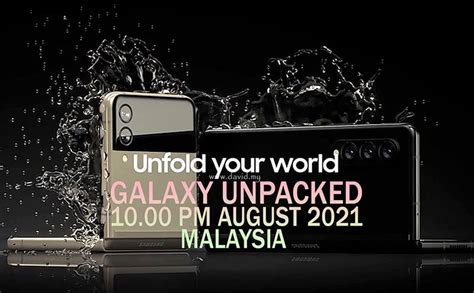 Samsung Galaxy Unpacked August 2021 What To Expect David Explores