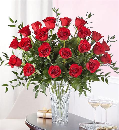 Marquis By Waterford® Premium Long Stem Red Roses From 1 800 Flowerscom