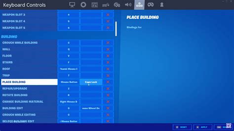 35 Best Pictures Fortnite Keybinds Place Building Guide To Setting