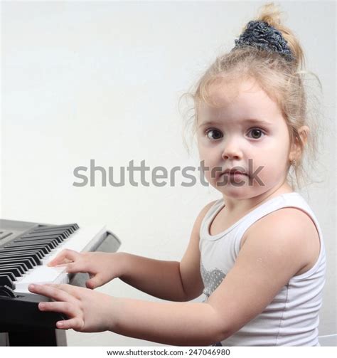 Little Girl Playing Piano Stock Photo 247046980 Shutterstock
