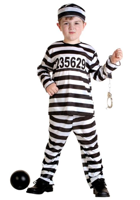 Toddler Prisoner Costume Prisoner Costume Halloween Prisoner Costume