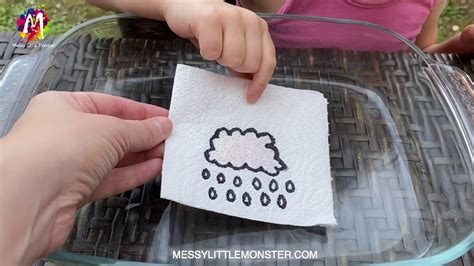 Magic Paper Towel Art And Science Experiment For Kids Surprise Drawings