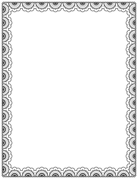 Lace Border Clip Art Page Border And Vector Graphics Borders And