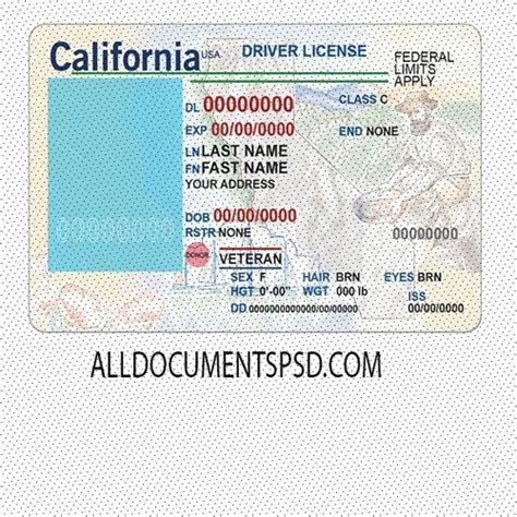 Stream California Drivers License Template Photoshop By