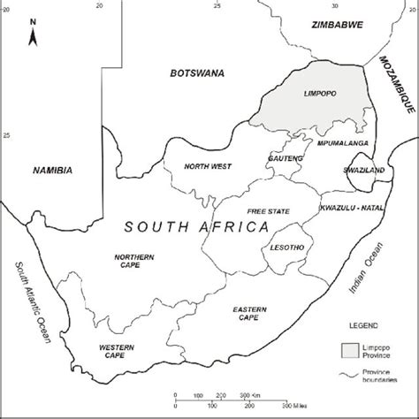 Limpopo Province And South Africa Locality Map Download Scientific